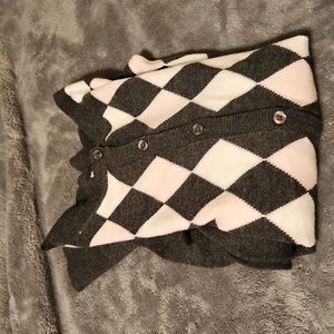 EUC Croft Borrow Argyle Crewneck Cardigan size L